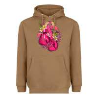 Toasted Coconut cancer boxing gloves with ribbon Heavyweight Hoodie - NancyCooperArtShop