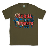 Army Green chill the fourth out malia Classic Tee - MaliasSmallBusiness