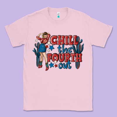 Chill The Fourth Out Malia Classic Tee Designed By Maliassmallbusiness