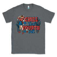 Charcoal Heather chill the fourth out malia Classic Tee - MaliasSmallBusiness