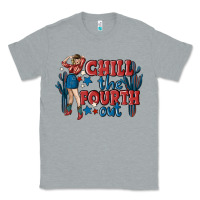 Heather Grey chill the fourth out malia Classic Tee - MaliasSmallBusiness