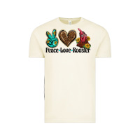 Peace Love Rooster Vintage Tee | Teevron