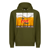 Army Green the cool dad and beer Premium Hoodie - TumblerDesignByShophia