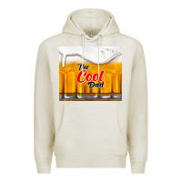 Oatmeal Heather the cool dad and beer Premium Hoodie - TumblerDesignByShophia