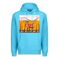 Ocean Blue the cool dad and beer Premium Hoodie - TumblerDesignByShophia