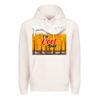 Pale Pink the cool dad and beer Premium Hoodie - TumblerDesignByShophia