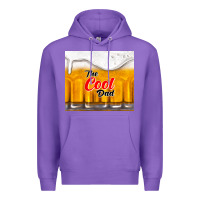 Purple the cool dad and beer Premium Hoodie - TumblerDesignByShophia