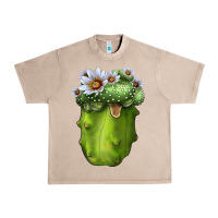 French Oak blossfeldia cacti Urban Heavy Tee - LillyAllenDesigns