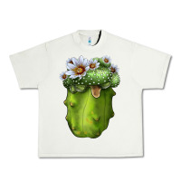 Pistachio blossfeldia cacti Urban Heavy Tee - LillyAllenDesigns