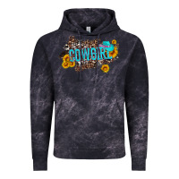 Cloud Black western cowgirl and sunflower with hat and cowhide leopard Vintage Hoodie - Artiststas