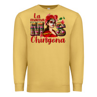 Antique Gold La mama mos Chingona Premium Sweatshirt - NancyCooperArtShop