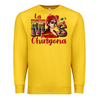 Lemon La mama mos Chingona Premium Sweatshirt - NancyCooperArtShop