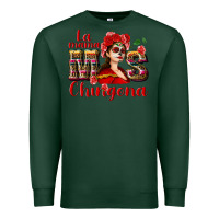 Sports Green La mama mos Chingona Premium Sweatshirt - NancyCooperArtShop