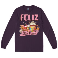 Plum mexican new year Long Sleeve Tee - MaliasSmallBusiness