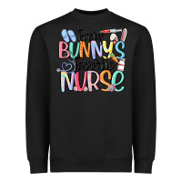 Black every bunny's favorite nurse Heavyweight Sweatshirt - MaliasSmallBusiness