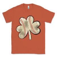 Copper baseball distressed shamrock Classic Tee - MaliasSmallBusiness