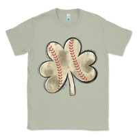 Matcha baseball distressed shamrock Classic Tee - MaliasSmallBusiness