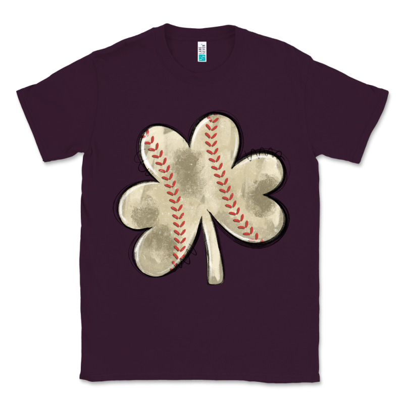 Baseball Distressed Shamrock Classic Tee by MaliasSmallBusiness | Teevron