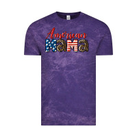 Cloud Purple Western American Mama Vintage Tee - LillyAllenDesigns