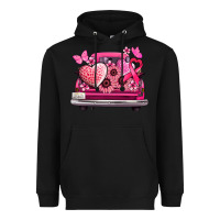 Black cancer truck back view Heavyweight Hoodie - NancyCooperArtShop