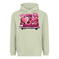 Matcha cancer truck back view Heavyweight Hoodie - NancyCooperArtShop