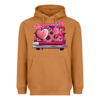 Meerkat cancer truck back view Heavyweight Hoodie - NancyCooperArtShop