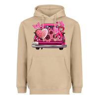 Mushroom cancer truck back view Heavyweight Hoodie - NancyCooperArtShop