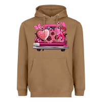 Toasted Coconut cancer truck back view Heavyweight Hoodie - NancyCooperArtShop
