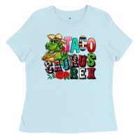 Baby Blue taco saurus rex Ladies Tee - CTS Tumbler Store