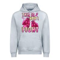 Heather Grey This is how i fight Urban Hoodie - FaDigitalArtStudio