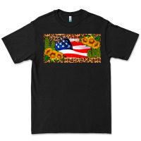 Black usa flag and cactus license plate Premium Tee - HRA Design Shop