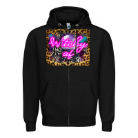 Black Witchy Af Crystal Ball Zipper Hoodie - LillyAllenDesigns
