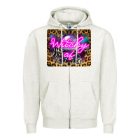 Oatmeal Heather Witchy Af Crystal Ball Zipper Hoodie - LillyAllenDesigns