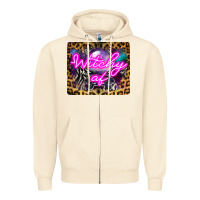 Sandshell Witchy Af Crystal Ball Zipper Hoodie - LillyAllenDesigns