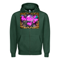 Witchy Af Crystal Ball Zipper Hoodie | Teevron