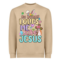 Mushroom no bunny loves me like jesus Heavyweight Sweatshirt - MaliasSmallBusiness
