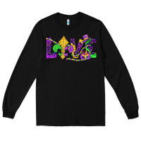 Black mardi gras love Long Sleeve Tee - JahusDesignShop