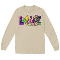 Mushroom mardi gras love Long Sleeve Tee - JahusDesignShop