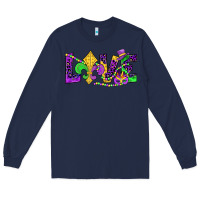 Navy mardi gras love Long Sleeve Tee - JahusDesignShop