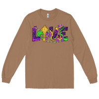Toasted Coconut mardi gras love Long Sleeve Tee - JahusDesignShop