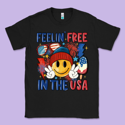 Feelin Free In The Usa Classic Tee Designed By Maliassmallbusiness