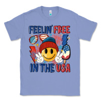 Colony Blue feelin free in the usa Classic Tee - MaliasSmallBusiness
