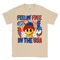 Mushroom feelin free in the usa Classic Tee - MaliasSmallBusiness