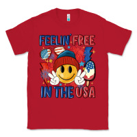 Red feelin free in the usa Classic Tee - MaliasSmallBusiness