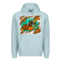 Blue Mist happy fall Premium Hoodie - TumblerDesignByShophia