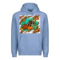 Colony Blue happy fall Premium Hoodie - TumblerDesignByShophia