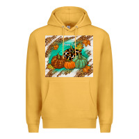 Mustard happy fall Premium Hoodie - TumblerDesignByShophia