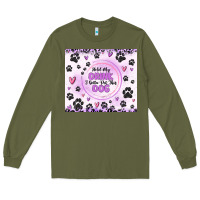 Army Green hold my drink i gotta pet this dog Long Sleeve Tee - MaliasSmallBusiness