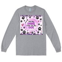 Heather Grey hold my drink i gotta pet this dog Long Sleeve Tee - MaliasSmallBusiness