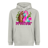 Moon Dust Previvor Breast Cancer Heavyweight Hoodie - NancyCooperArtShop